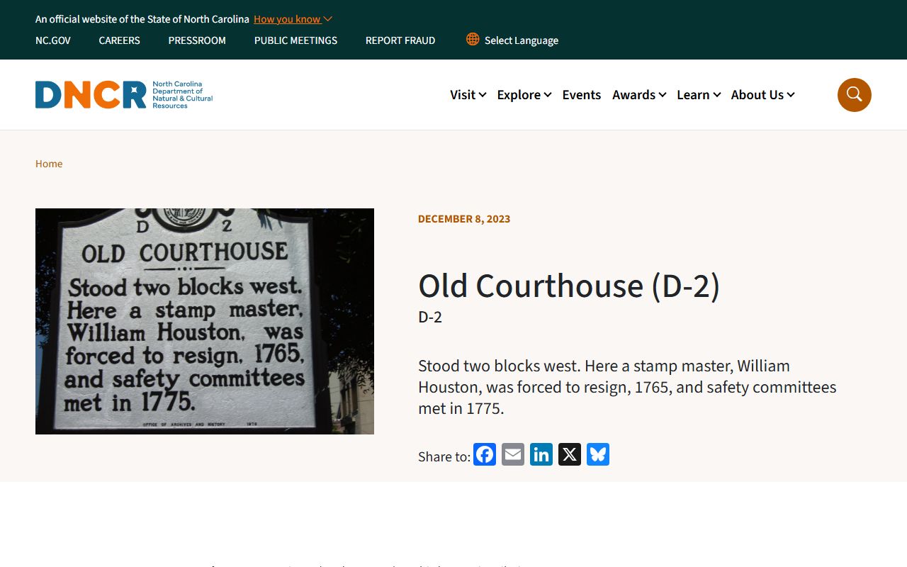 New Hanover County marriage records and historic courthouse context