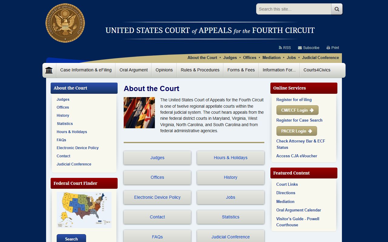 New Hanover County warrant records Fourth Circuit federal appeal context